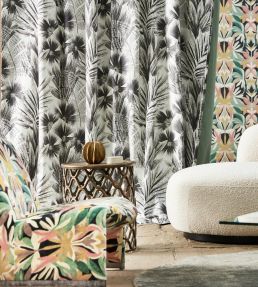 Matupi Fabric by Harlequin Black Earth / Awakening