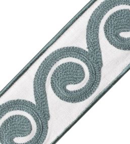 Maui Embroidered Border Trimming by Samuel & Sons Tidepool