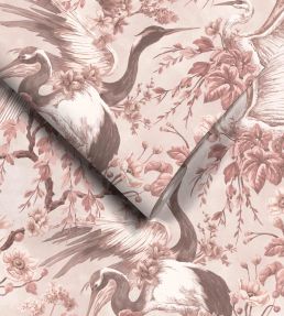 Maurice Wallpaper by Woodchip & Magnolia Blush Pink