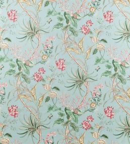 Mauritius Fabric by Sanderson Rose/Duck Egg
