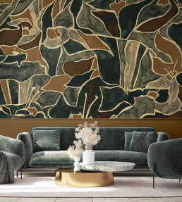 Maximalism Mural by Tres Tintas Green