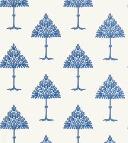 May Tree Wallpaper by Thibaut Blue and White