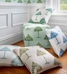May Tree Fabric by Thibaut Seaglass