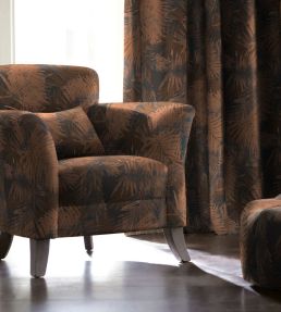 Maya Fabric by Arley House Cocoa
