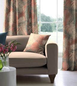 Maya Fabric by Arley House Coral
