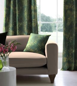 Maya Fabric by Arley House Hunter Green