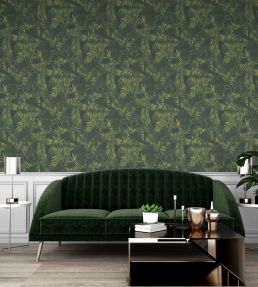 Maya Wallpaper by Arley House Hunter's Green