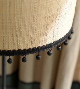 Maya Beaded Fringe 25mm Trimming by Houles Cacao