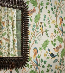 Mayani Wallpaper by Osborne & Little Fir/Plum