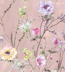 Maytime Wallpaper by Woodchip & Magnolia Dusky Pink