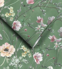 Maytime Wallpaper by Woodchip & Magnolia Evergreen