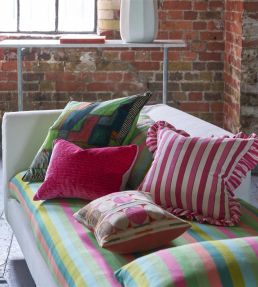 Mazarin Cushion 40 x 30cm by Designers Guild Fuchsia
