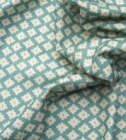 Maze Fabric by Andrew Martin Turquoise