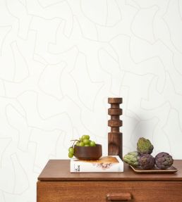 Maze Game Wallpaper by Casadeco Blanc
