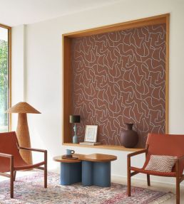 Maze Game Wallpaper by Casadeco Bordeaux