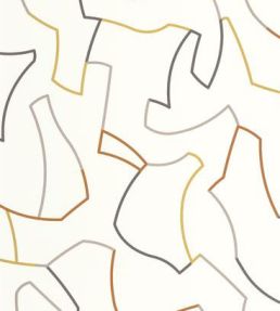 Maze Game Wallpaper by Casadeco Ocre