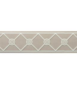 MDS Embroidered Lattice Borber Trimming by Samuel & Sons Natural