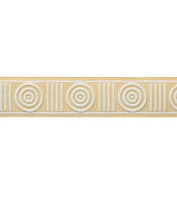 MDS Embroidered Rosette Border Trimming by Samuel & Sons Goldenrod