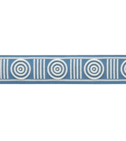 MDS Embroidered Rosette Border Trimming by Samuel & Sons Wedgewood