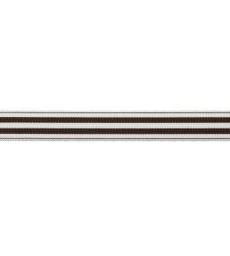 MDS Stripe Border 2.6cm Trimming by Samuel & Sons Chocolate