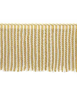 MDS Stripe Bullion Fringe 21cm Trimming by Samuel & Sons Wheat