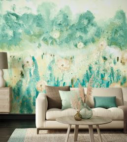 Meadow Mural by Ohpopsi Raspberry & Citrine