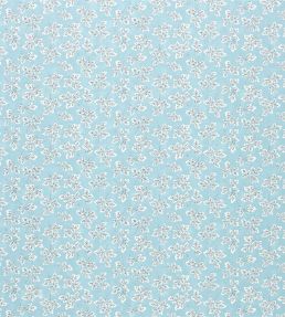 Meadow Leaf Fabric by Designers Guild Aqua