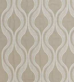 Meander Fabric by James Hare Natural
