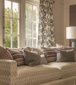 Medici Flower Fabric by William Yeoward Slate