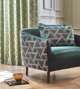 Medina Fabric by Prestigious Textiles Jade