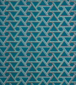 Medina Fabric by Prestigious Textiles Peacock