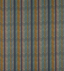 Medina Stripe Fabric by Jane Churchill Blue/Multi