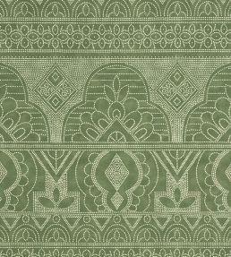 Medinas Fabric by Thibaut Spruce