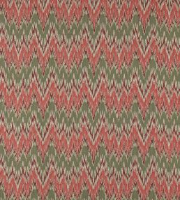 Medora Fabric by Colefax and Fowler Red/Green