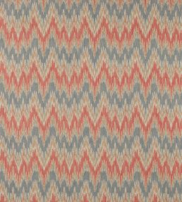 Medora Fabric by Colefax and Fowler Tomato/Slate