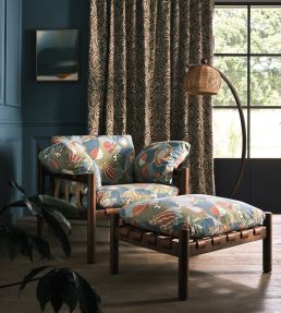 Melagrana Fabric by Osborne & Little Sky/Leaf