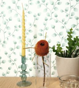 Melbourne Wallpaper by Caselio Vert Sapin
