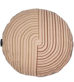 Mellow Round Cushion Ø 45cm by Maison Casamance Alezan