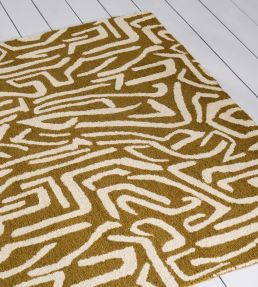 Harlequin Melodic rug Ochre/Gold 443606140200 Ochre/Gold