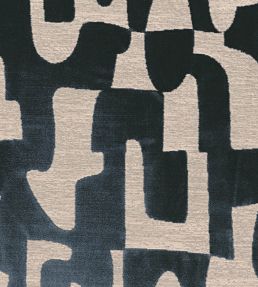 Melodie Fabric by Casamance Petrole
