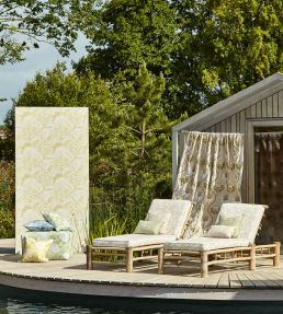 Melograno Fabric by Harlequin Shiitake / Fig Blossom