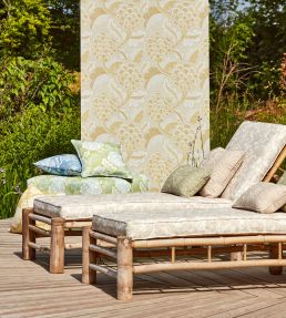 Melograno Fabric by Harlequin Shiitake / Fig Blossom