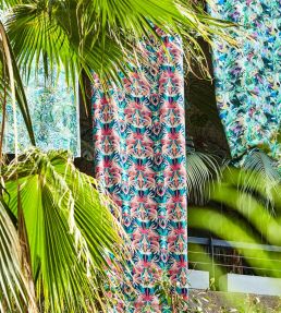 Melora Fabric by Harlequin Brazilian Rosewood / Ink / Amazonia