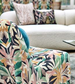 Melora Fabric by Harlequin Positano / Succulent / Amber Light