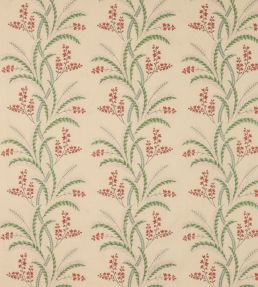 Melrose Fabric by Colefax and Fowler Forest/Red