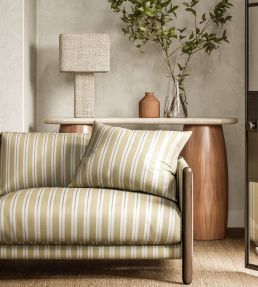 Melton Stripe Fabric by Scion Sand