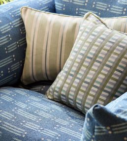 Melton Stripe Fabric by Scion Seaglass
