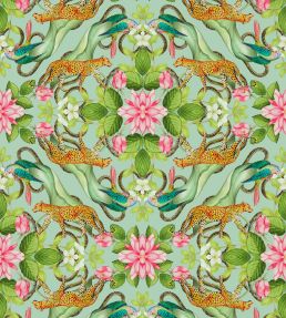 Menagerie Wallpaper by Clarke & Clarke Aqua