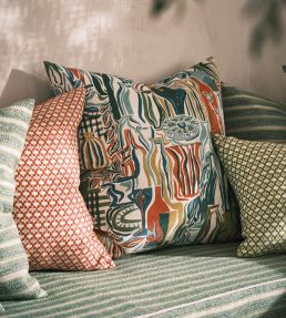 Meridian Stripe Fabric by Osborne & Little Leaf