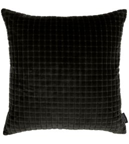 Merlon Cushion 50 x 50cm by Kirkby Design Jet Black